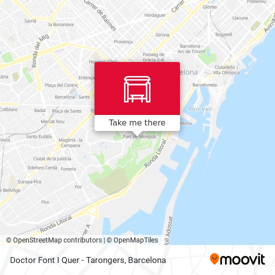 Doctor Font I Quer - Tarongers map