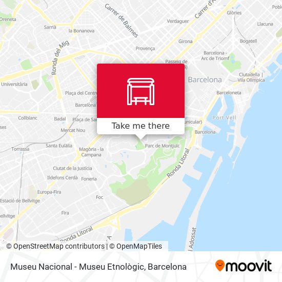 Museu Nacional - Museu Etnològic map