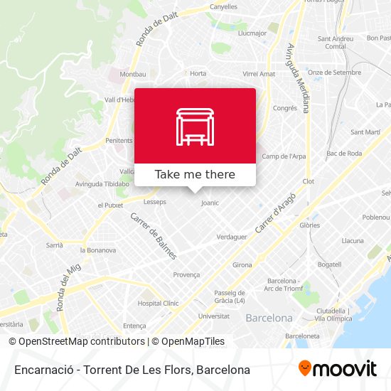 Encarnació - Torrent De Les Flors map