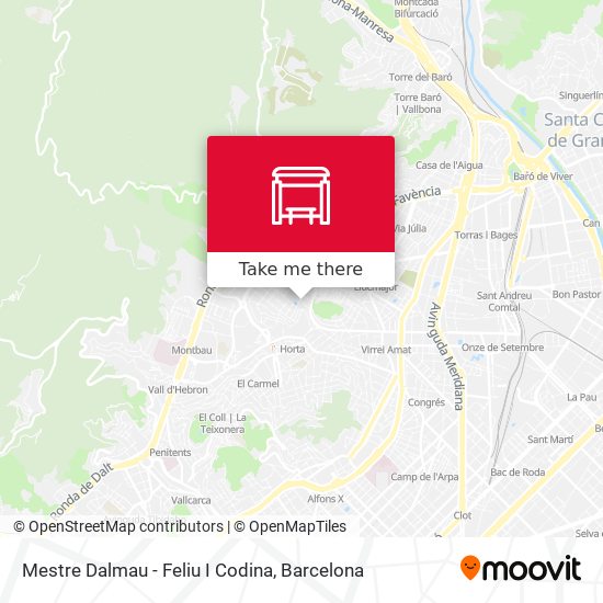 Mestre Dalmau - Feliu I Codina map