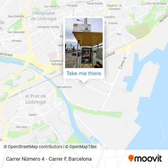 Carrer Número 4 - Carrer F map