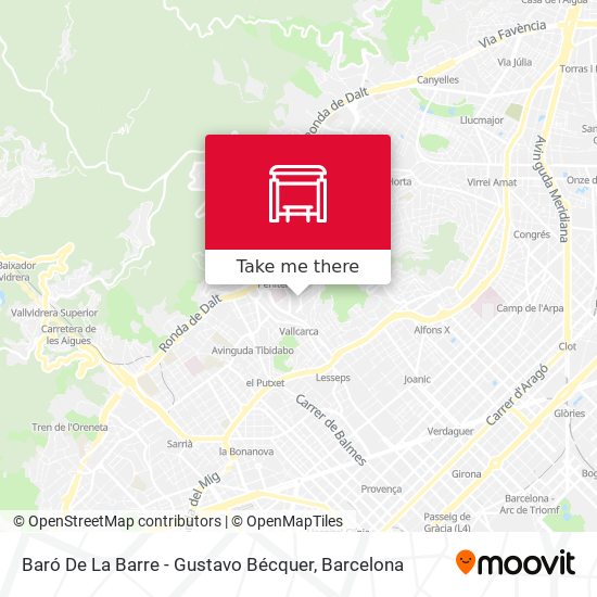 Baró De La Barre - Gustavo Bécquer map