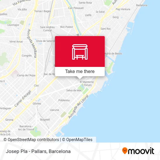 Josep Pla - Pallars map