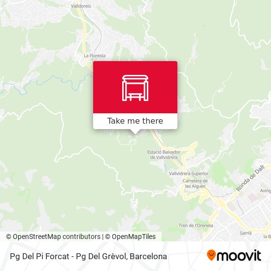 Pg Del Pi Forcat - Pg Del Grèvol map