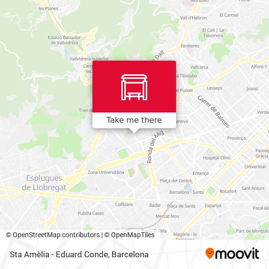 Sta Amèlia - Eduard Conde map