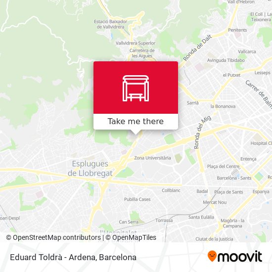 Eduard Toldrà - Ardena map