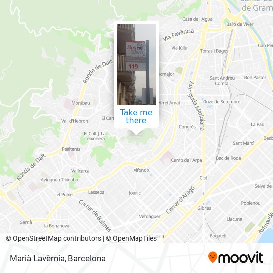 Marià Lavèrnia map