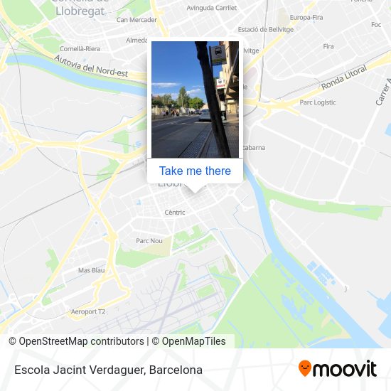 Escola Jacint Verdaguer map