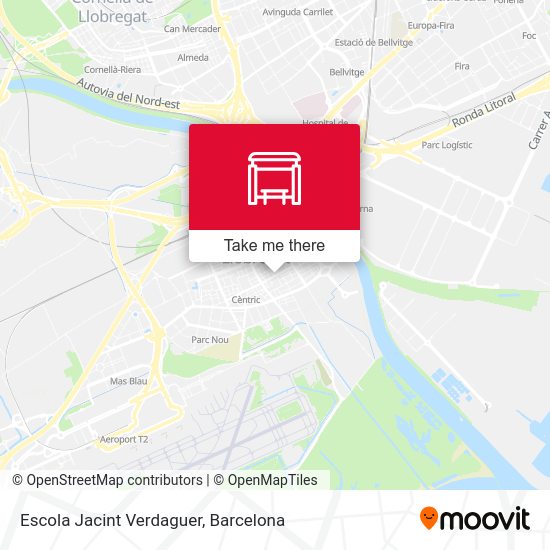 Escola Jacint Verdaguer map