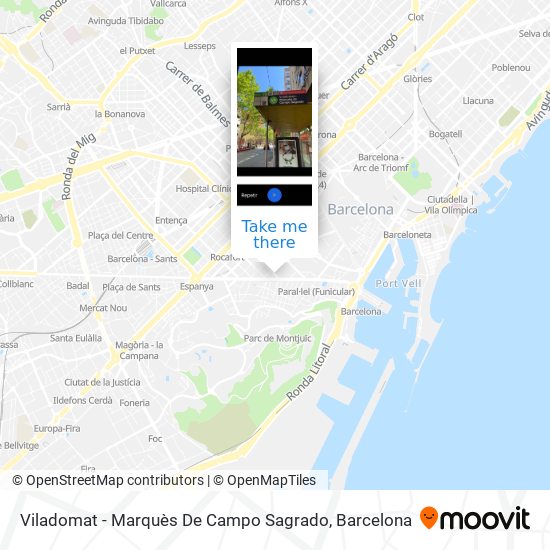 Viladomat - Marquès De Campo Sagrado map