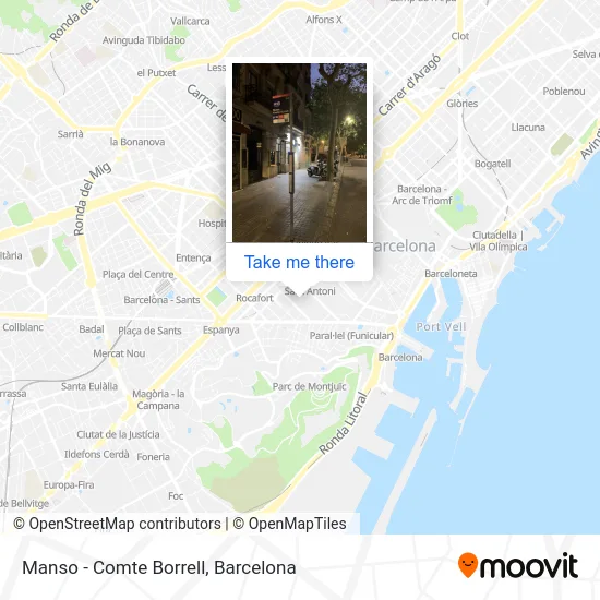 Manso - Comte Borrell map