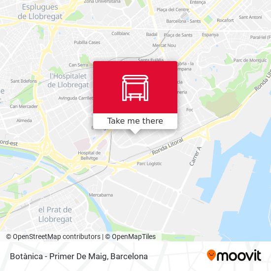 Botànica - Primer De Maig map