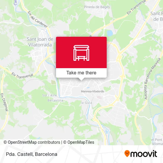 Pda. Castell map