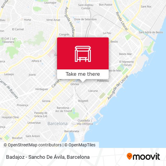 Badajoz - Sancho De Ávila map