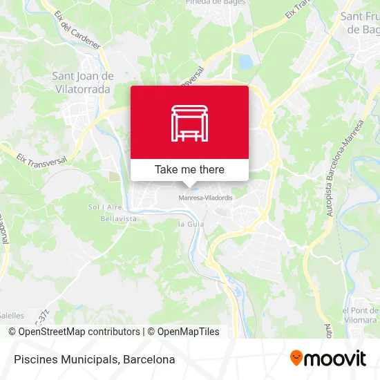 Piscines Municipals map