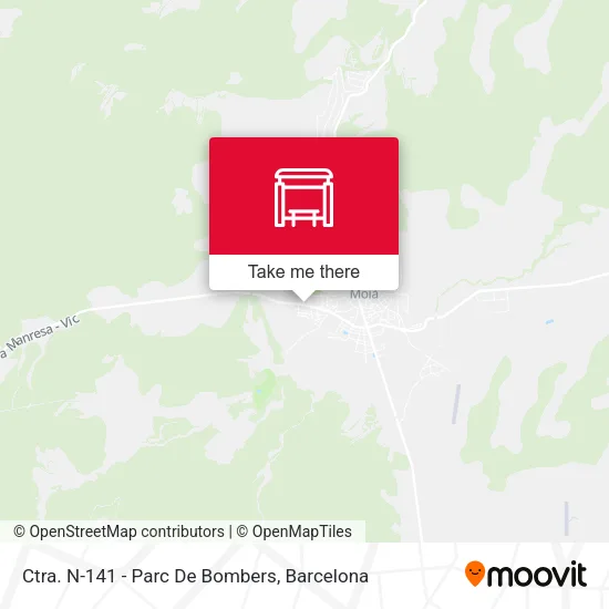 mapa Ctra. N-141 - Parc De Bombers