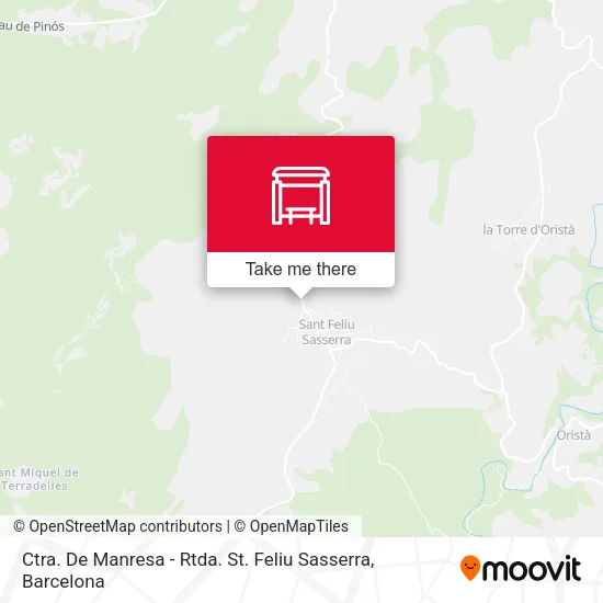 Ctra. De Manresa - Rtda. St. Feliu Sasserra map