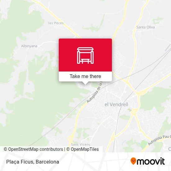 Plaça Ficus map