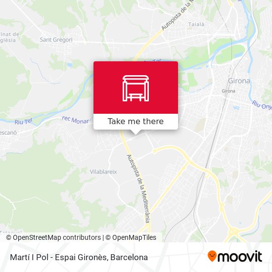 Martí I Pol - Espai Gironès map
