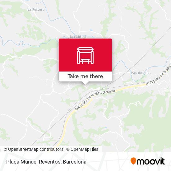 Plaça Manuel Reventós map