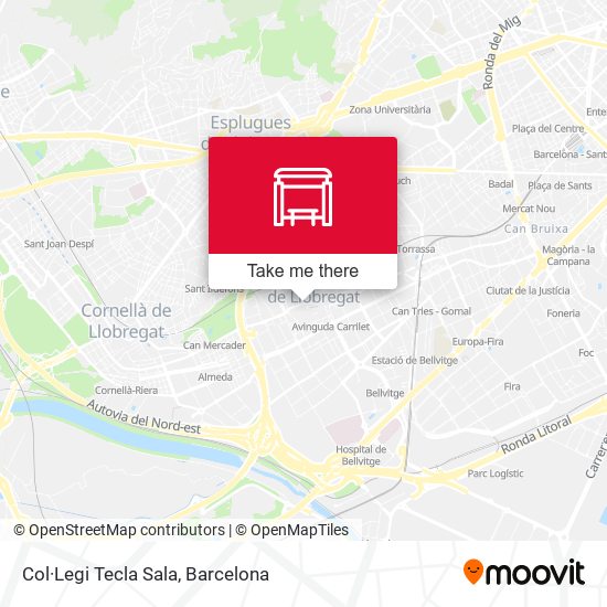 Col·Legi Tecla Sala map
