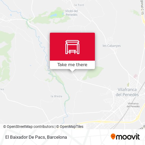 El Baixador De Pacs map