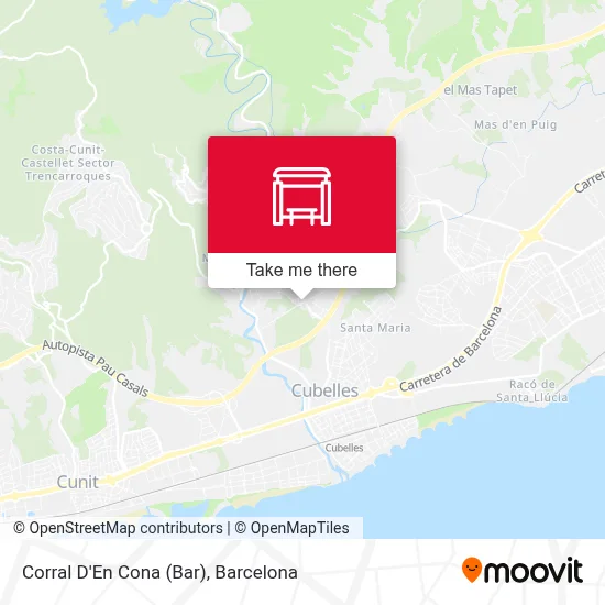 Corral D'En Cona (Bar) map