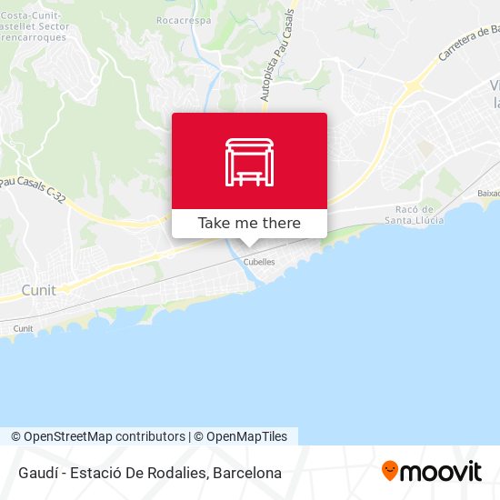 Gaudí - Estació De Rodalies map