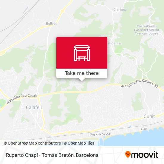 Ruperto Chapí - Tomàs Bretón map