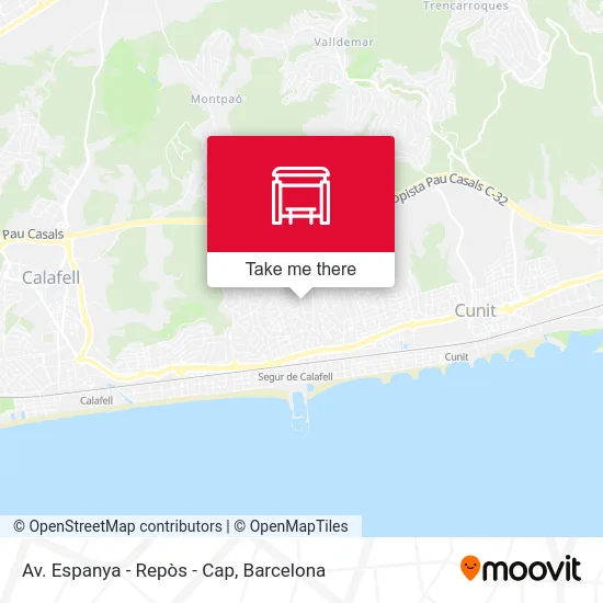 Av. Espanya - Repòs - Cap map