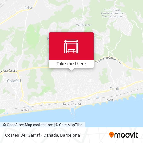 Costes Del Garraf - Canadà map