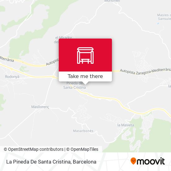 La Pineda De Santa Cristina map
