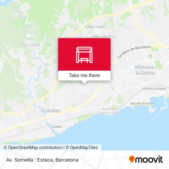 Av. Somella - Estaca map