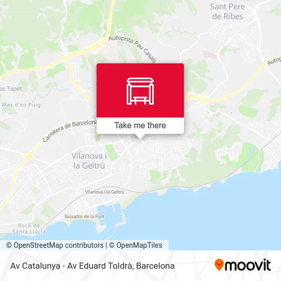 Av Catalunya - Av Eduard Toldrà map