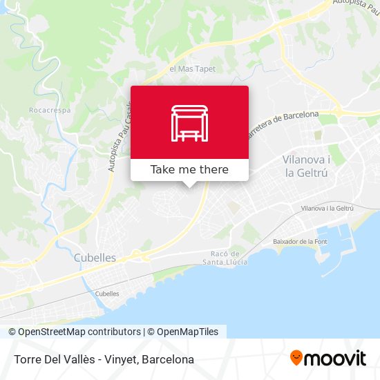 Torre Del Vallès - Vinyet map