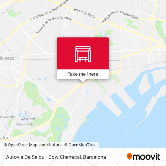 Autovia De Salou - Dow Chemical map