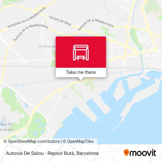 Autovia De Salou - Repsol Butà map