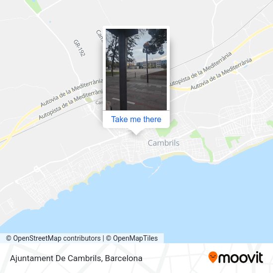 Ajuntament De Cambrils map