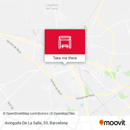 Avinguda De La Salle, 33 map