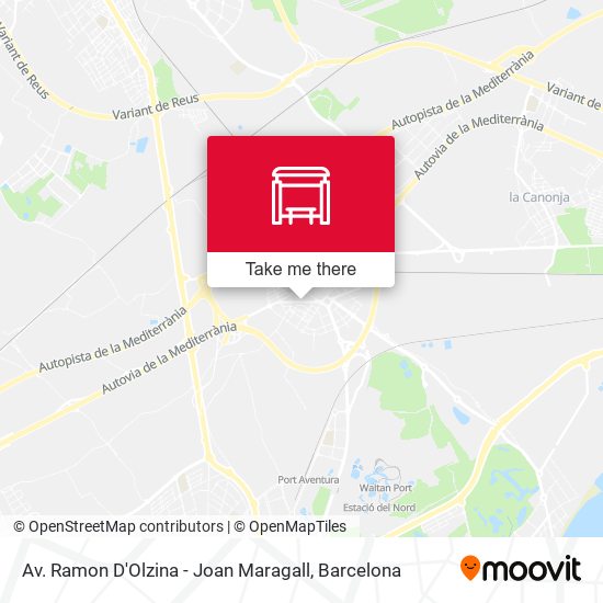 Av. Ramon D'Olzina - Joan Maragall map