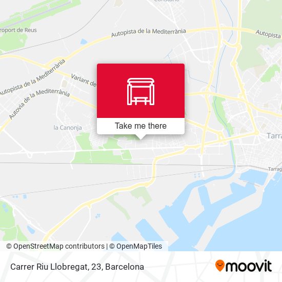 Carrer Riu Llobregat, 23 map