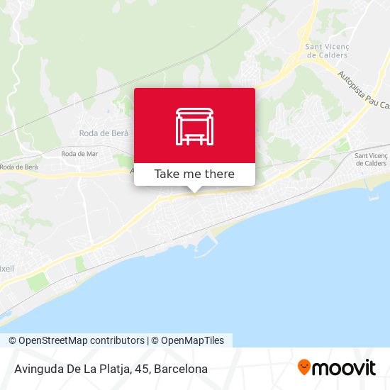 Avinguda De La Platja, 45 map