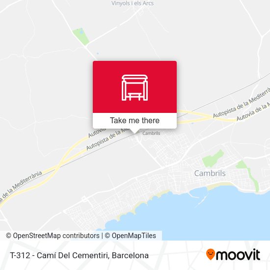 T-312 - Camí Del Cementiri map