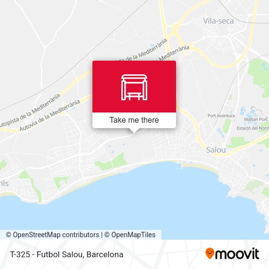 T-325 - Futbol Salou map