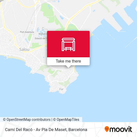 Camí Del Racó - Av Pla De Maset map