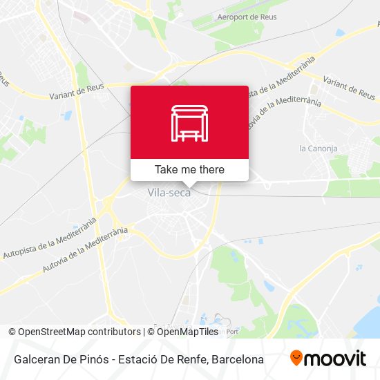 Galceran De Pinós - Estació De Renfe map