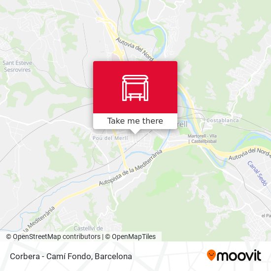 Corbera - Camí Fondo map