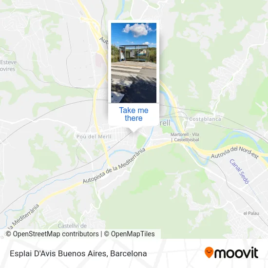 Esplai D'Avis Buenos Aires map