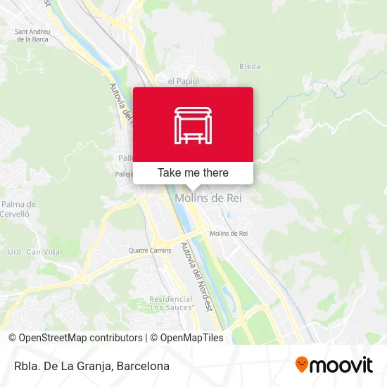 Rbla. De La Granja map