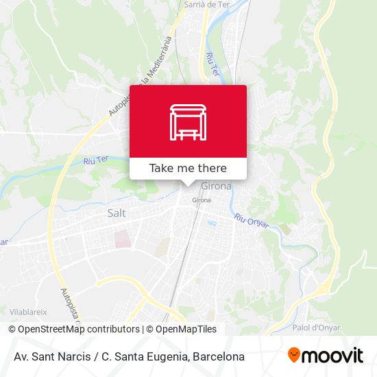 Av. Sant Narcis / C. Santa Eugenia map